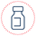 Pictogramme d'un flacon de médicament.