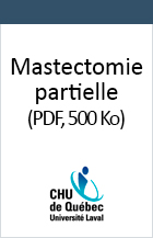 Image couverture Mastectomie partielle.