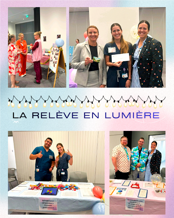 Source : Direction des soins infirmiers. Mosaïque de photos prises lors de l'événement.
