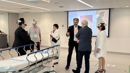 groupe realite virtuelle chambre innovante