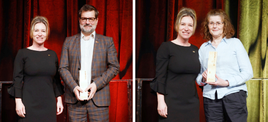 Les récipiendaires des prix d'excellence provenant du CRCHU.