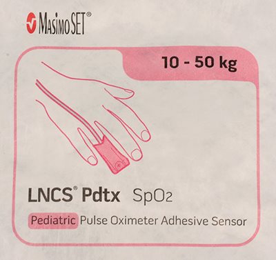 image de l'installation du capteur sur le doigt, avec capteur de 10 à 50 kg.