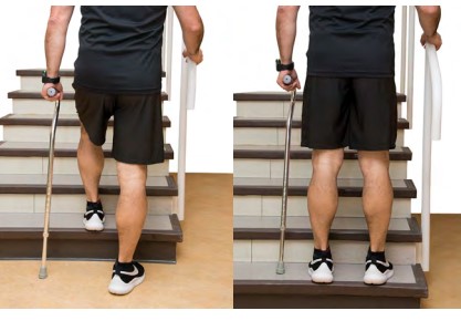 Démonstration pour monter un escalier