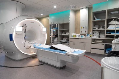 Appareil d'imagerie par résonance magnétique (IRM), Centre des maladies du sein, Hôpital du Saint-Sacrement.