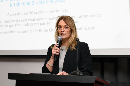 Photo de la Dre Christine Desbiens.