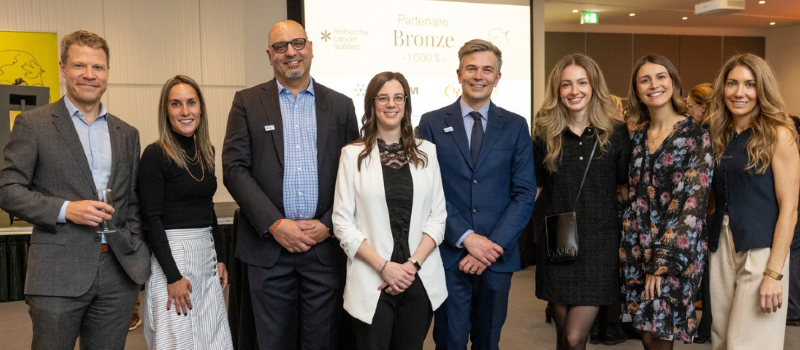 Photo des membres du comité organisateur de Recherche cancer Québec.