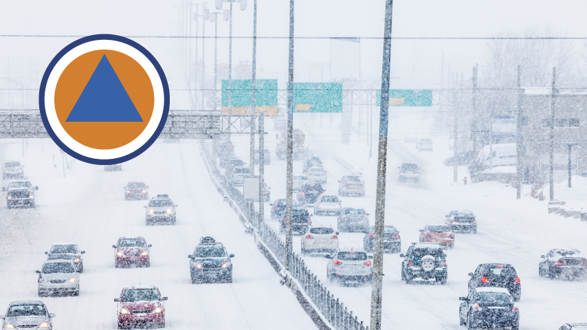 Avertissement de pluie verglaçante critique.