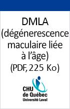 Image couverture Dégénérescence maculaire liée à l'âge (DMLA).