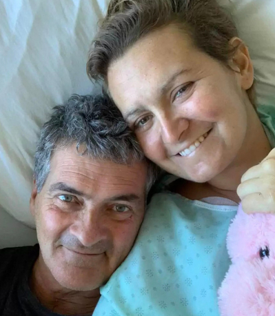 Émilie Sansfaçon et son père Louis. Photo d'Émilie Sansfaçon et de son père Louis.