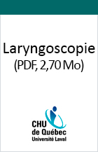 Image couverture Laryngoscopie.