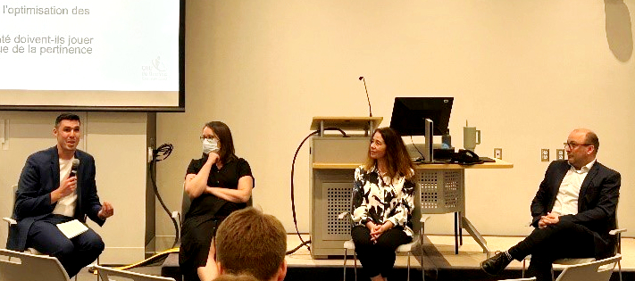 Le panel d'experts discute de pertinence.