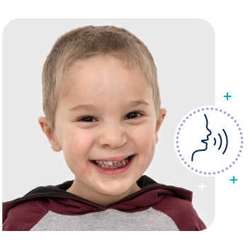 Elliot a beaucoup de plaisir dans ses rencontres en orthophonie. Photo d'Elliot