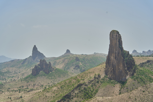Le nord du Cameroun est une région très chaude et plutôt aride. Source : Getty images. Paysage semi-désertique.