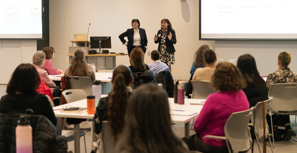 Christine Mimeault et Danielle Goulet.