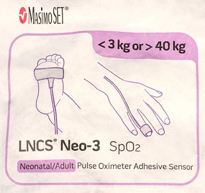 Image de l'apparence du capteur pour les enfants de 0 à 3 mois.