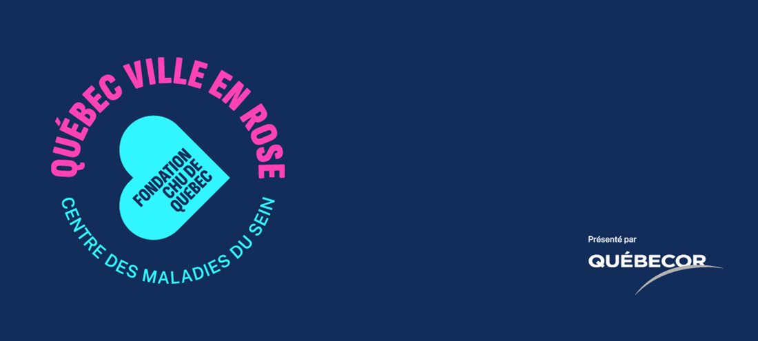 En octobre, joignez-vous au mouvement Québec ville en rose de la Fondation du CHU de Québec.