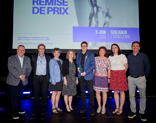 Remise de prix de l'Ordre des pharmaciens.