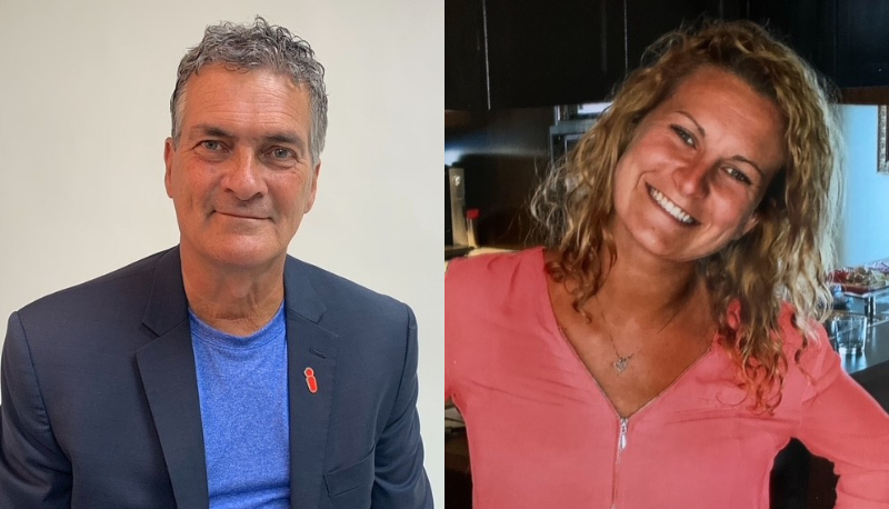 Louis et Émilie Sansfaçon. Photos de Louis et de Émilie Sansfaçon.