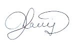 Image de la signature d'Isabelle, maman de Sam.