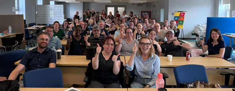 Photo de l'Escouade PCI lors de l'une des journées des Olympiades PCI.