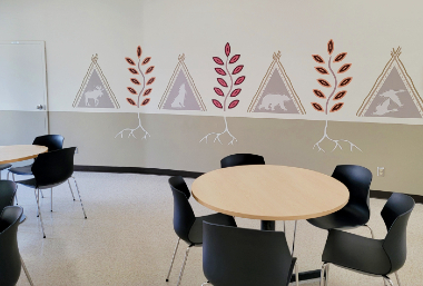 Vue du centre de sécurisation culturelle.